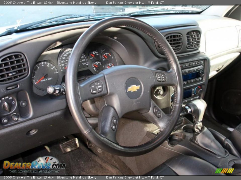 2006 Chevrolet TrailBlazer LS 4x4 Silverstone Metallic / Ebony Photo #10