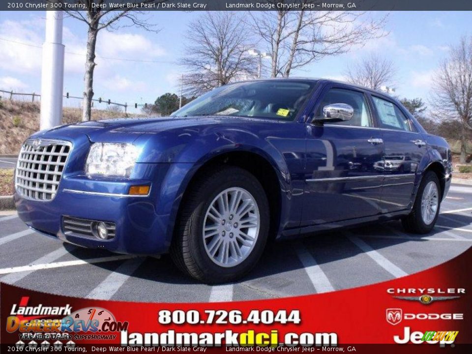 2010 Chrysler 300 Touring Deep Water Blue Pearl / Dark Slate Gray Photo #1
