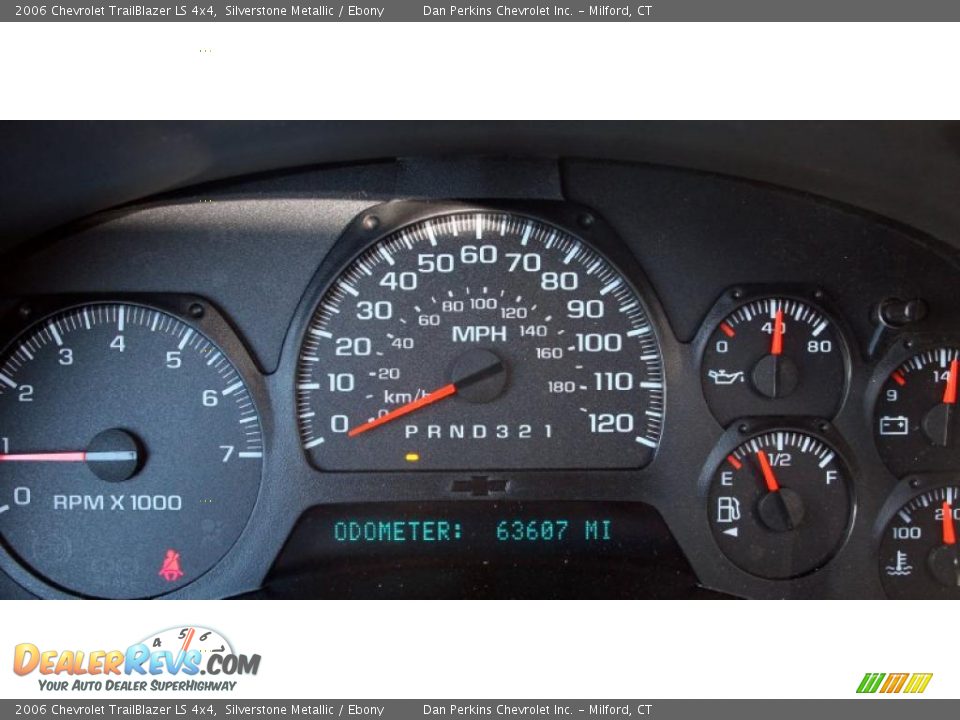 2006 Chevrolet TrailBlazer LS 4x4 Silverstone Metallic / Ebony Photo #12