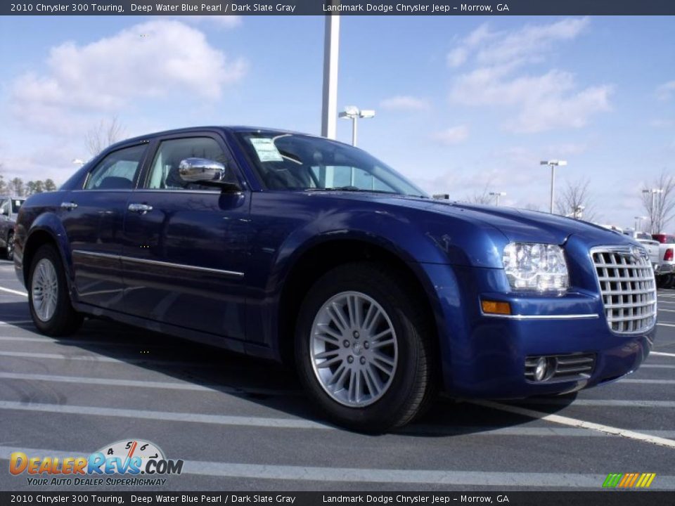 2010 Chrysler 300 Touring Deep Water Blue Pearl / Dark Slate Gray Photo #4
