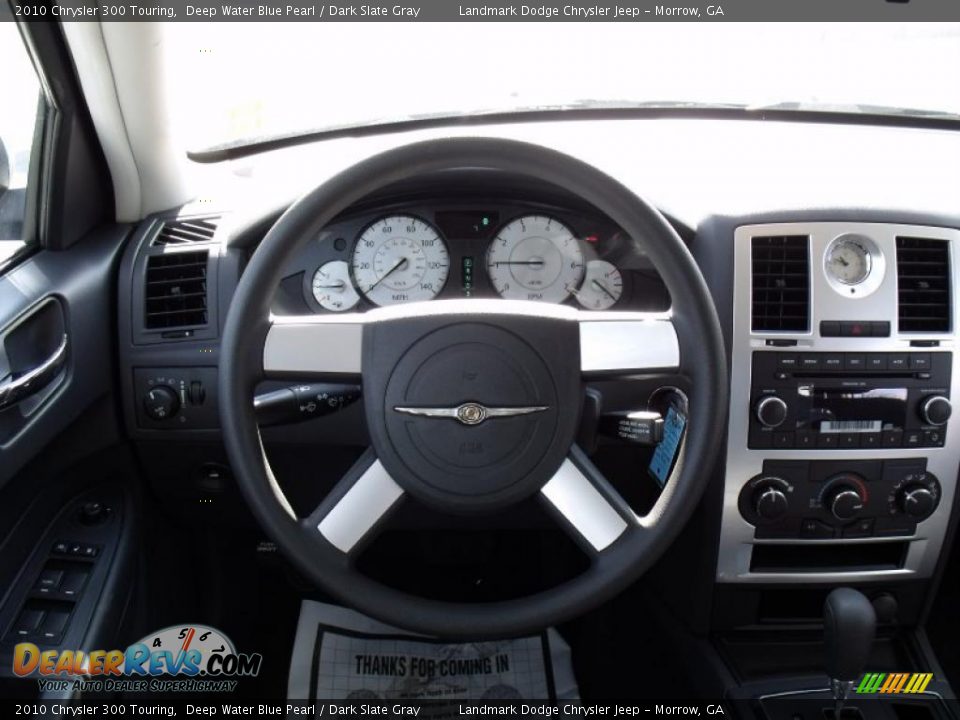 2010 Chrysler 300 Touring Deep Water Blue Pearl / Dark Slate Gray Photo #11