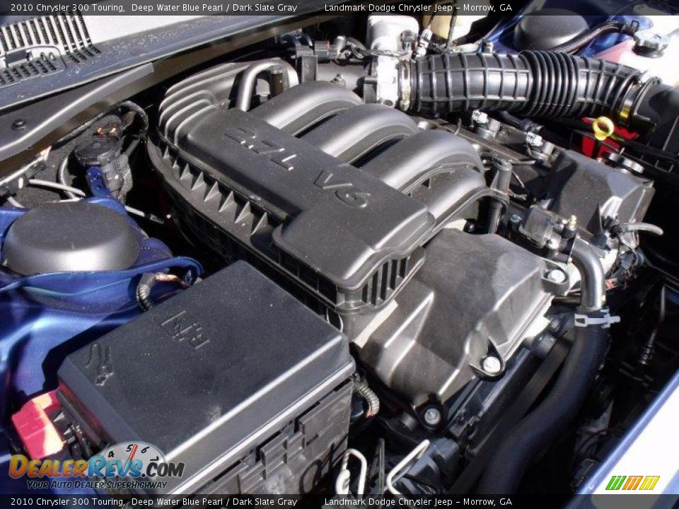 2010 Chrysler 300 Touring Deep Water Blue Pearl / Dark Slate Gray Photo #12