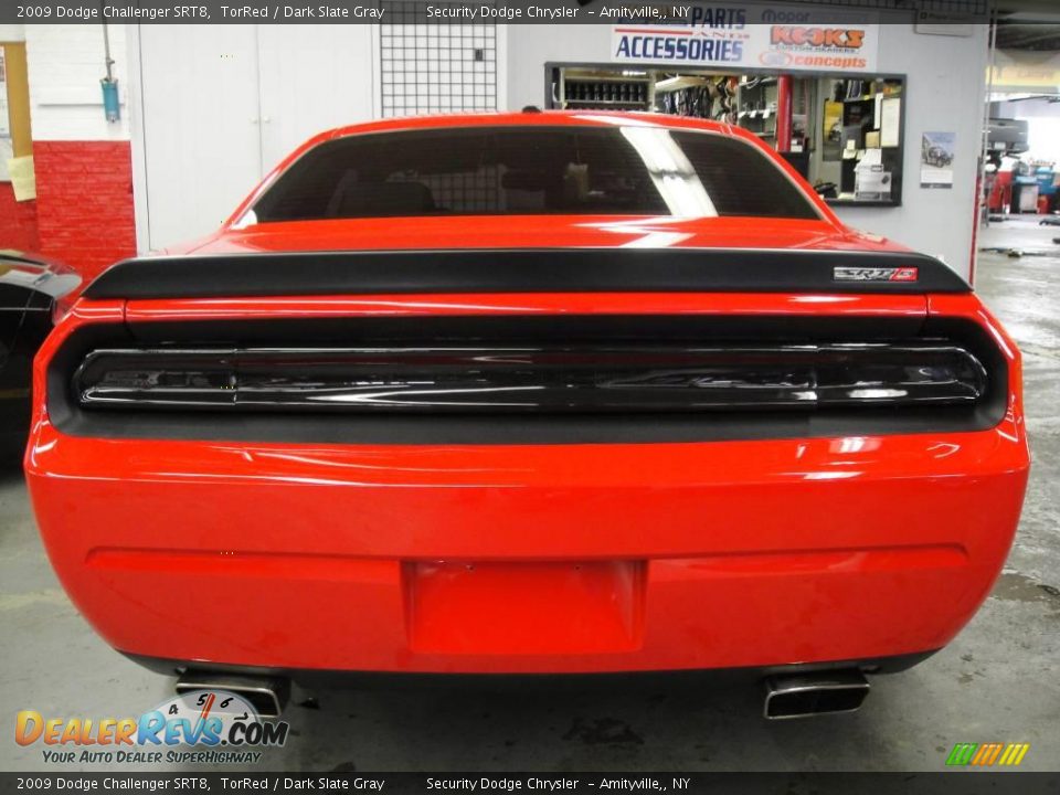 2009 Dodge Challenger SRT8 TorRed / Dark Slate Gray Photo #4