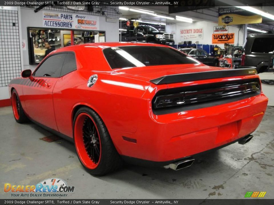 2009 Dodge Challenger SRT8 TorRed / Dark Slate Gray Photo #5
