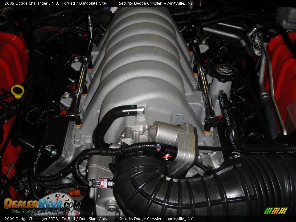 2009 Dodge Challenger SRT8 TorRed / Dark Slate Gray Photo #9
