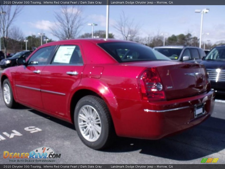 2010 Chrysler 300 Touring Inferno Red Crystal Pearl / Dark Slate Gray Photo #2