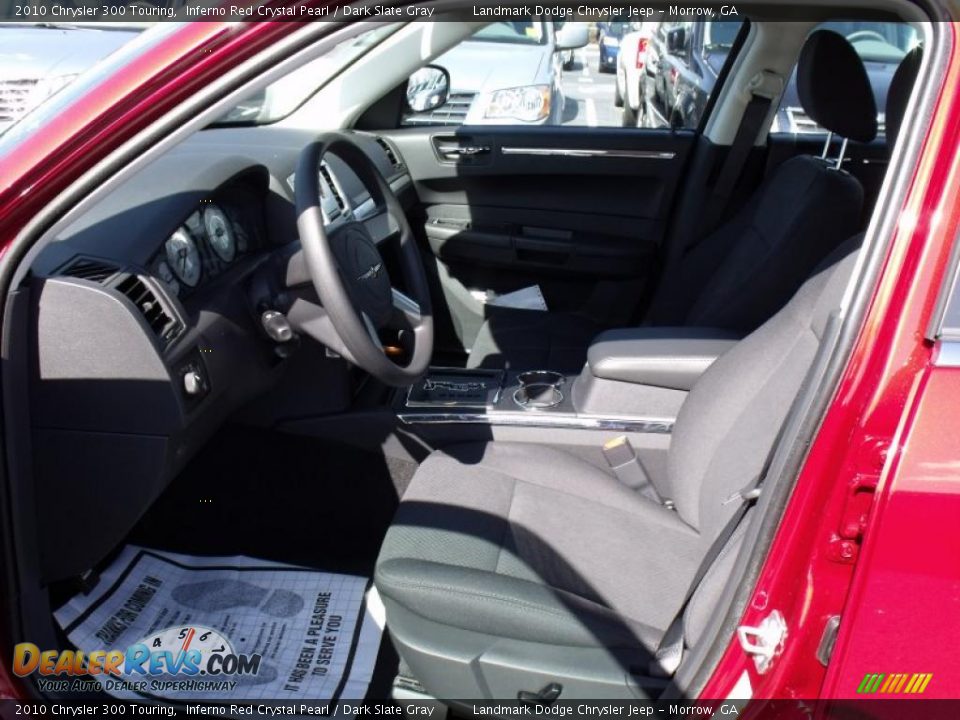 2010 Chrysler 300 Touring Inferno Red Crystal Pearl / Dark Slate Gray Photo #6
