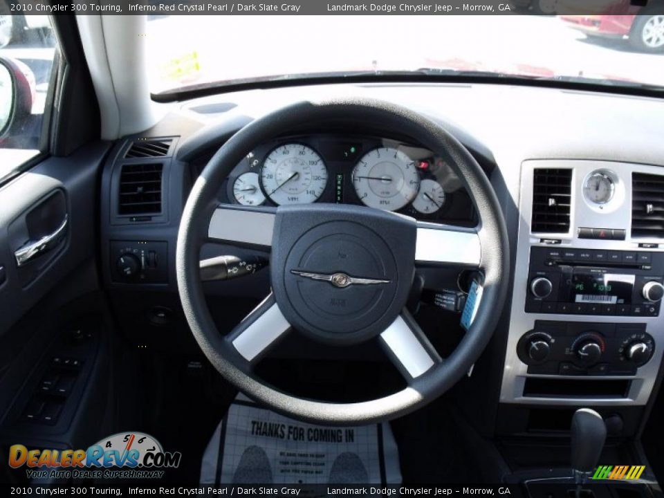 2010 Chrysler 300 Touring Inferno Red Crystal Pearl / Dark Slate Gray Photo #12