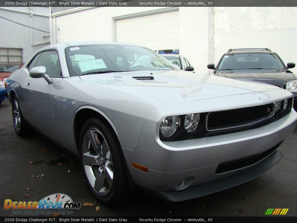 2009 Dodge Challenger R/T Bright Silver Metallic / Dark Slate Gray Photo #3