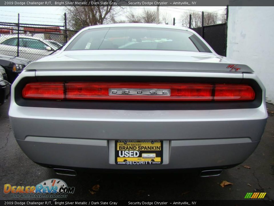 2009 Dodge Challenger R/T Bright Silver Metallic / Dark Slate Gray Photo #4