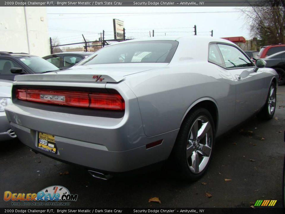 2009 Dodge Challenger R/T Bright Silver Metallic / Dark Slate Gray Photo #5