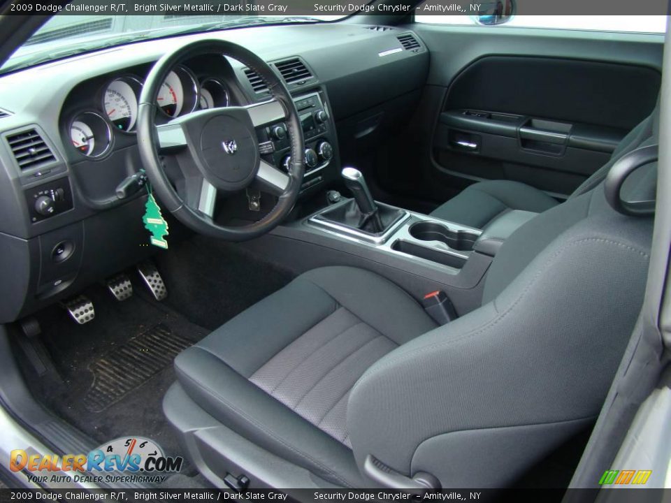 2009 Dodge Challenger R/T Bright Silver Metallic / Dark Slate Gray Photo #7