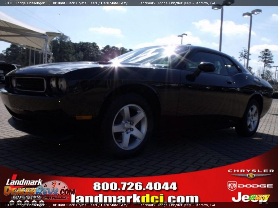 2010 Dodge Challenger SE Brilliant Black Crystal Pearl / Dark Slate Gray Photo #1