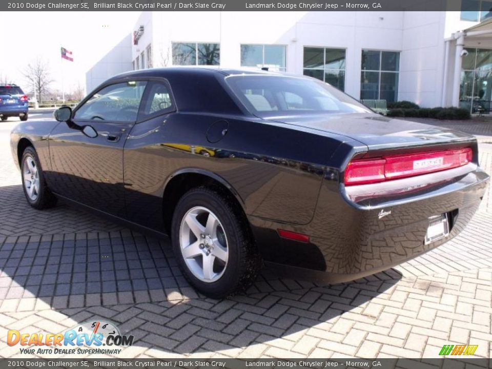 2010 Dodge Challenger SE Brilliant Black Crystal Pearl / Dark Slate Gray Photo #2