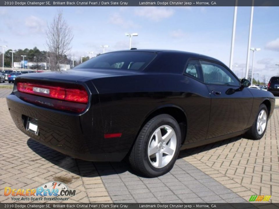 2010 Dodge Challenger SE Brilliant Black Crystal Pearl / Dark Slate Gray Photo #3