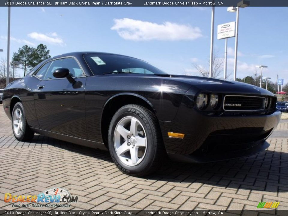 2010 Dodge Challenger SE Brilliant Black Crystal Pearl / Dark Slate Gray Photo #4