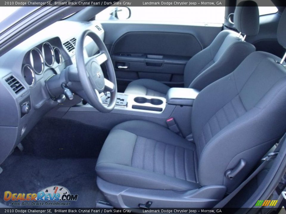 2010 Dodge Challenger SE Brilliant Black Crystal Pearl / Dark Slate Gray Photo #6