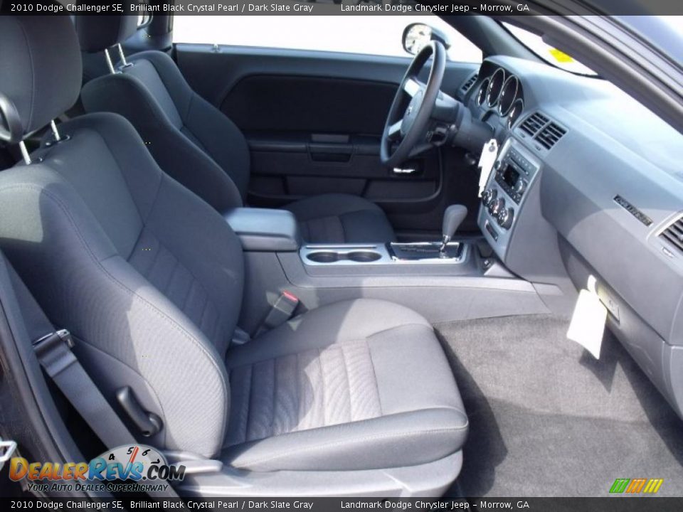 2010 Dodge Challenger SE Brilliant Black Crystal Pearl / Dark Slate Gray Photo #7