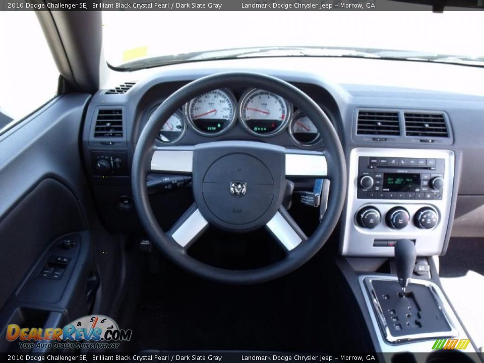 2010 Dodge Challenger SE Brilliant Black Crystal Pearl / Dark Slate Gray Photo #10