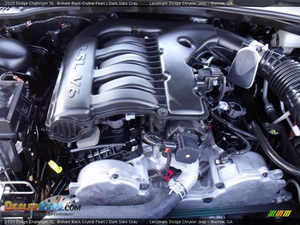 2010 Dodge Challenger SE Brilliant Black Crystal Pearl / Dark Slate Gray Photo #11