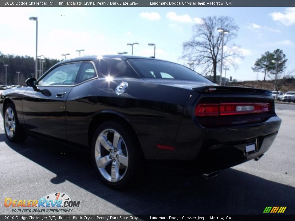 2010 Dodge Challenger R/T Brilliant Black Crystal Pearl / Dark Slate Gray Photo #2