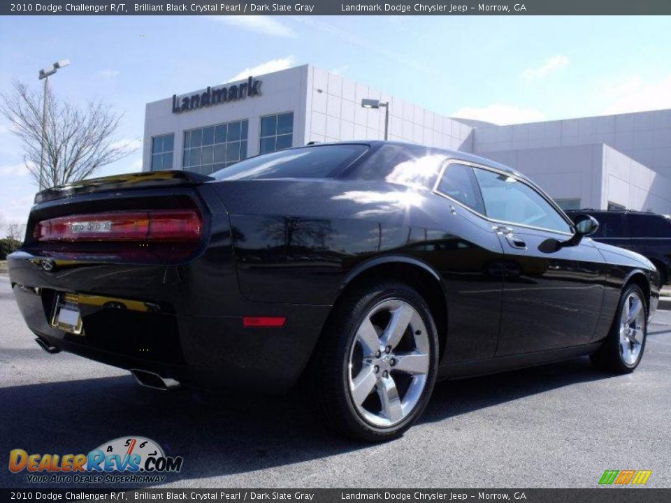 2010 Dodge Challenger R/T Brilliant Black Crystal Pearl / Dark Slate Gray Photo #3