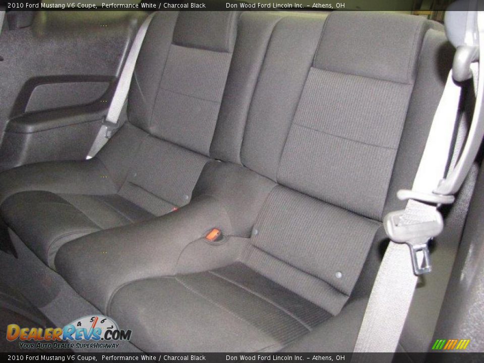2010 Ford Mustang V6 Coupe Performance White / Charcoal Black Photo #13