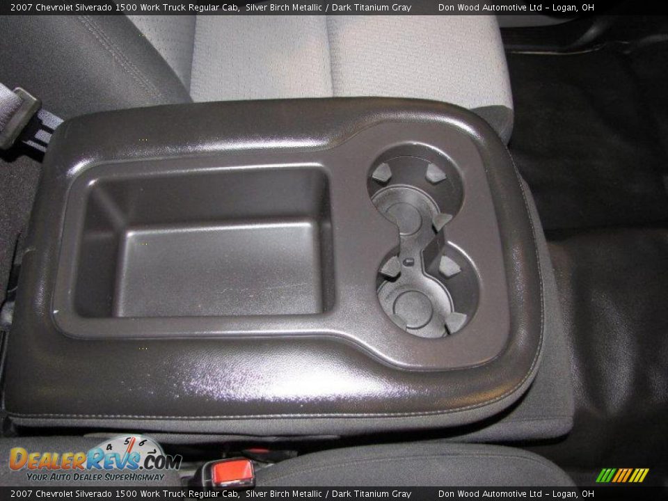2007 Chevrolet Silverado 1500 Work Truck Regular Cab Silver Birch Metallic / Dark Titanium Gray Photo #11