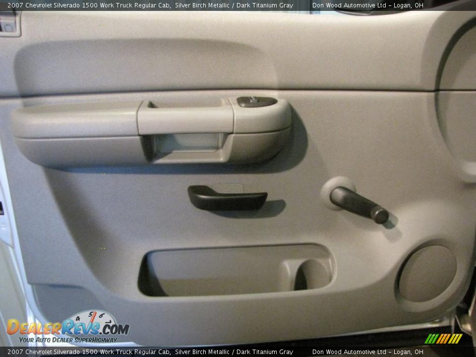 2007 Chevrolet Silverado 1500 Work Truck Regular Cab Silver Birch Metallic / Dark Titanium Gray Photo #18