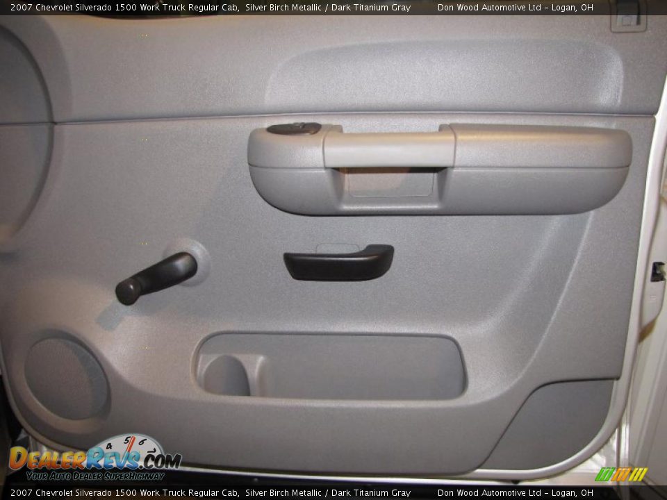 2007 Chevrolet Silverado 1500 Work Truck Regular Cab Silver Birch Metallic / Dark Titanium Gray Photo #19