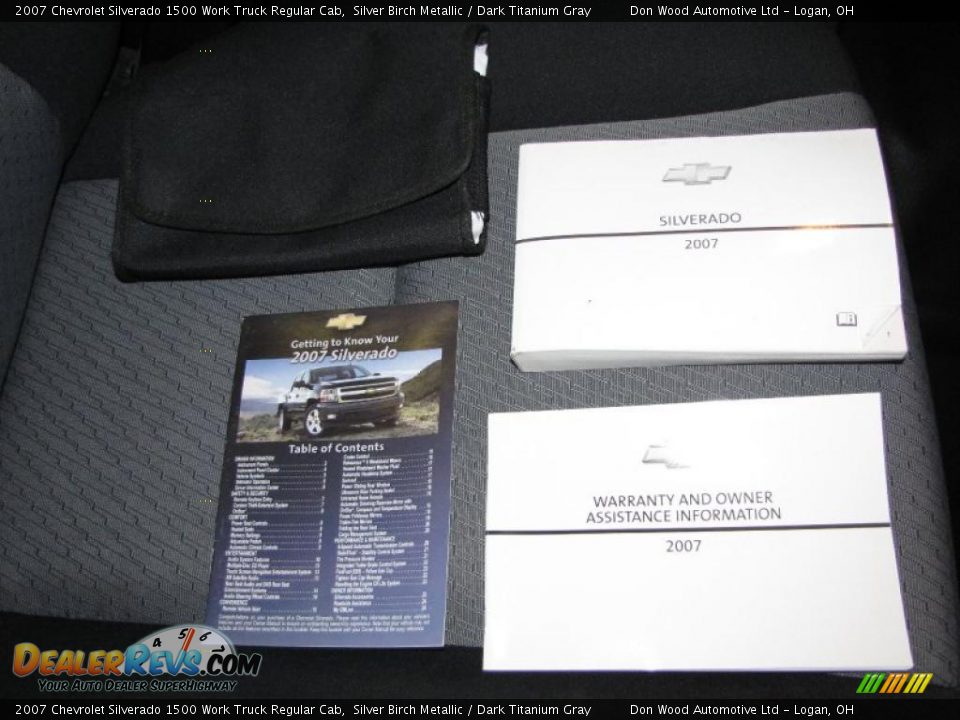 2007 Chevrolet Silverado 1500 Work Truck Regular Cab Silver Birch Metallic / Dark Titanium Gray Photo #20
