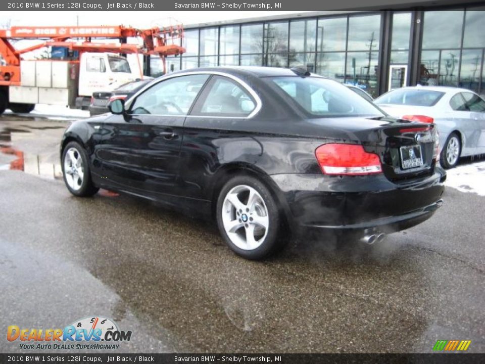 2010 BMW 1 Series 128i Coupe Jet Black / Black Photo #3