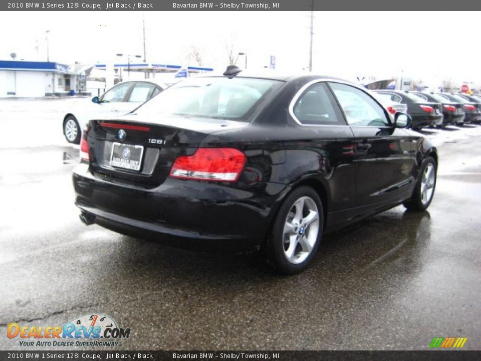 2010 BMW 1 Series 128i Coupe Jet Black / Black Photo #5