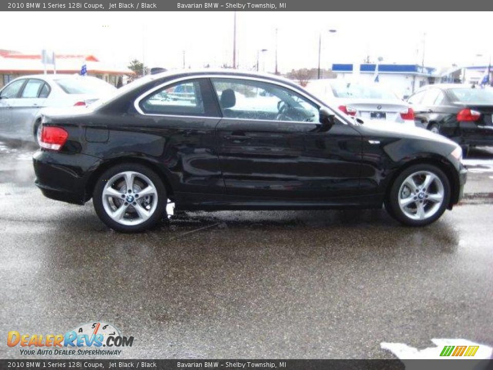 2010 BMW 1 Series 128i Coupe Jet Black / Black Photo #6