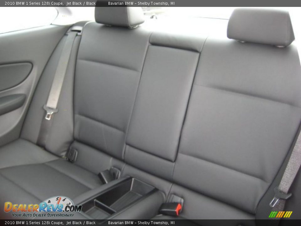 2010 BMW 1 Series 128i Coupe Jet Black / Black Photo #11