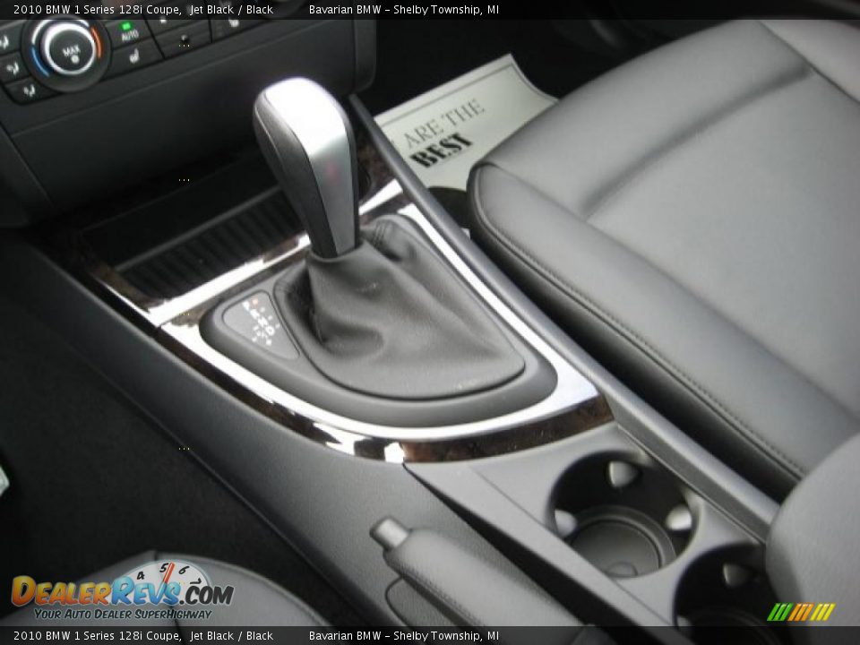 2010 BMW 1 Series 128i Coupe Jet Black / Black Photo #14