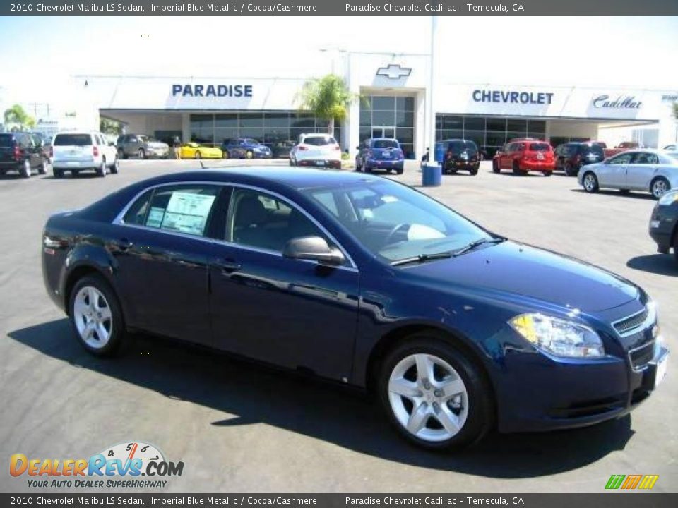 2010 Chevrolet Malibu LS Sedan Imperial Blue Metallic / Cocoa/Cashmere Photo #1