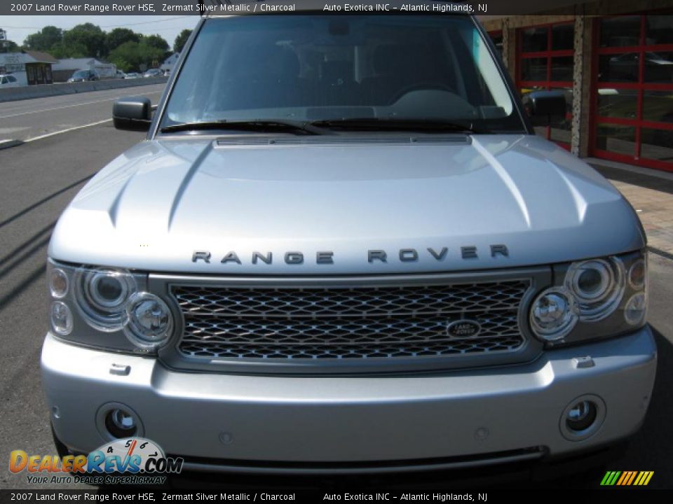 2007 Land Rover Range Rover HSE Zermatt Silver Metallic / Charcoal Photo #3