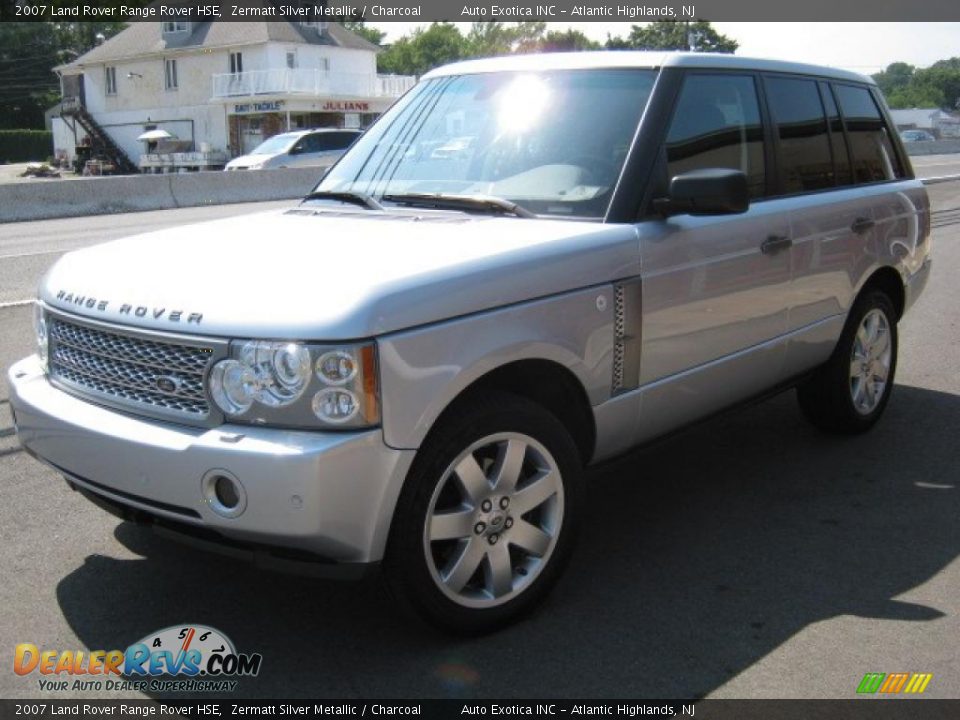 2007 Land Rover Range Rover HSE Zermatt Silver Metallic / Charcoal Photo #4