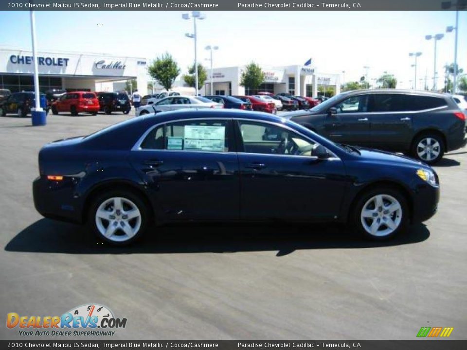 2010 Chevrolet Malibu LS Sedan Imperial Blue Metallic / Cocoa/Cashmere Photo #7