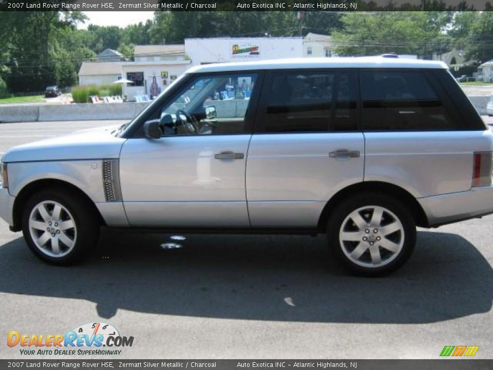 2007 Land Rover Range Rover HSE Zermatt Silver Metallic / Charcoal Photo #5