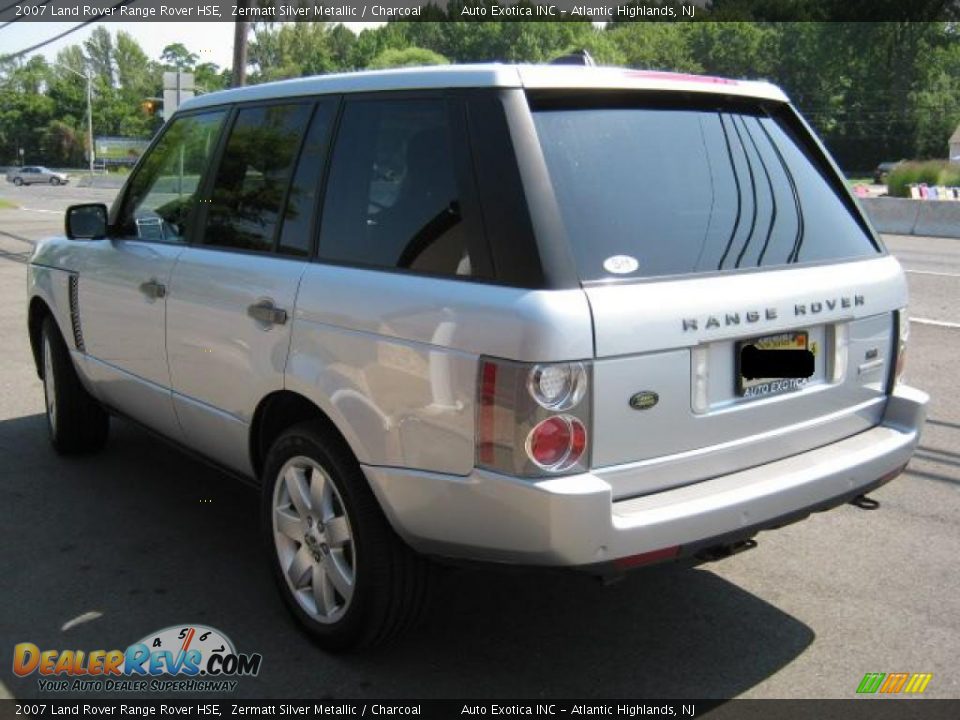 2007 Land Rover Range Rover HSE Zermatt Silver Metallic / Charcoal Photo #6