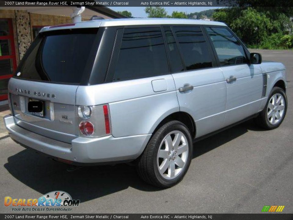 2007 Land Rover Range Rover HSE Zermatt Silver Metallic / Charcoal Photo #8