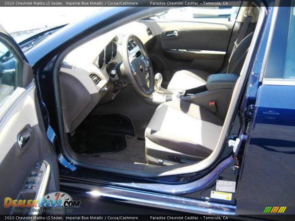 2010 Chevrolet Malibu LS Sedan Imperial Blue Metallic / Cocoa/Cashmere Photo #11