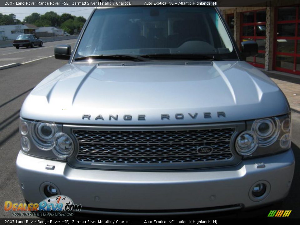 2007 Land Rover Range Rover HSE Zermatt Silver Metallic / Charcoal Photo #11