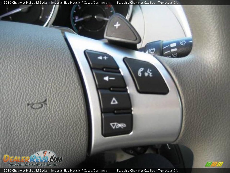 2010 Chevrolet Malibu LS Sedan Imperial Blue Metallic / Cocoa/Cashmere Photo #14
