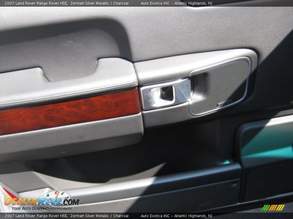 2007 Land Rover Range Rover HSE Zermatt Silver Metallic / Charcoal Photo #12