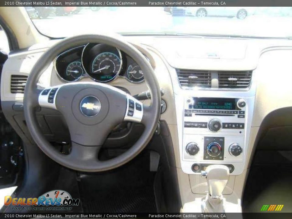 2010 Chevrolet Malibu LS Sedan Imperial Blue Metallic / Cocoa/Cashmere Photo #15