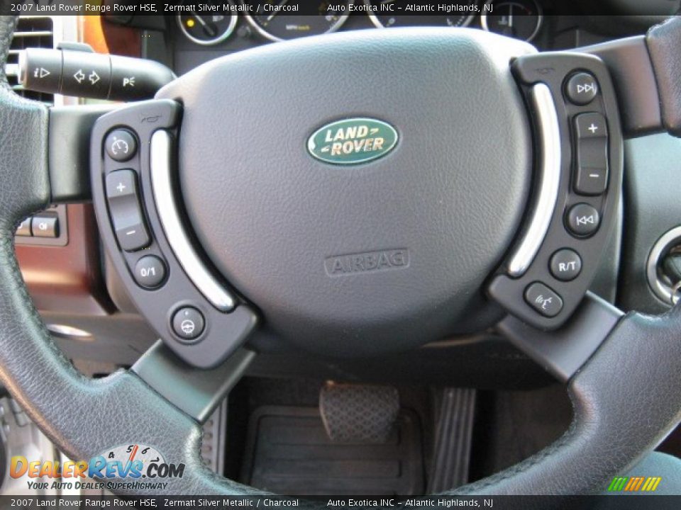 2007 Land Rover Range Rover HSE Zermatt Silver Metallic / Charcoal Photo #15