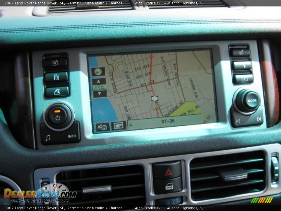 2007 Land Rover Range Rover HSE Zermatt Silver Metallic / Charcoal Photo #16